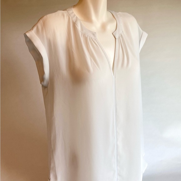 Philosophy White Polyester Sleeveless Blouse size L - Picture 6 of 12